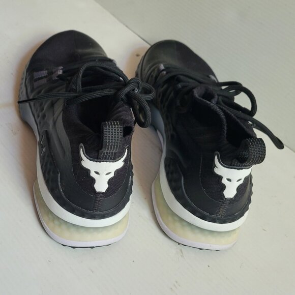 RARE? Under Armour Project Rock 1 Training Sz 9 Men\'s Black Blood Sweat Respect main image 6